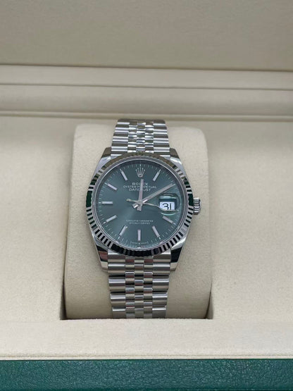 Rolex Datejust 36 126234 Green Index Jubilee 2025
