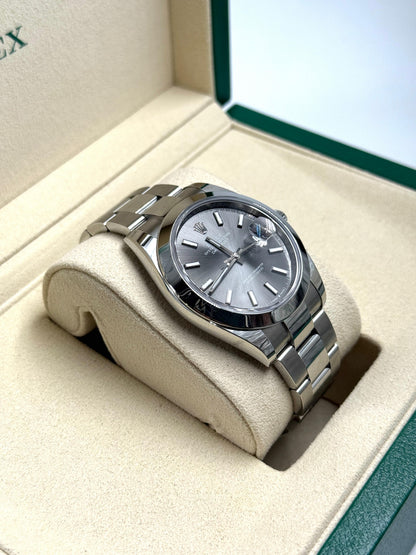 Rolex Datejust 41 126300 Black Index Oyster 2026