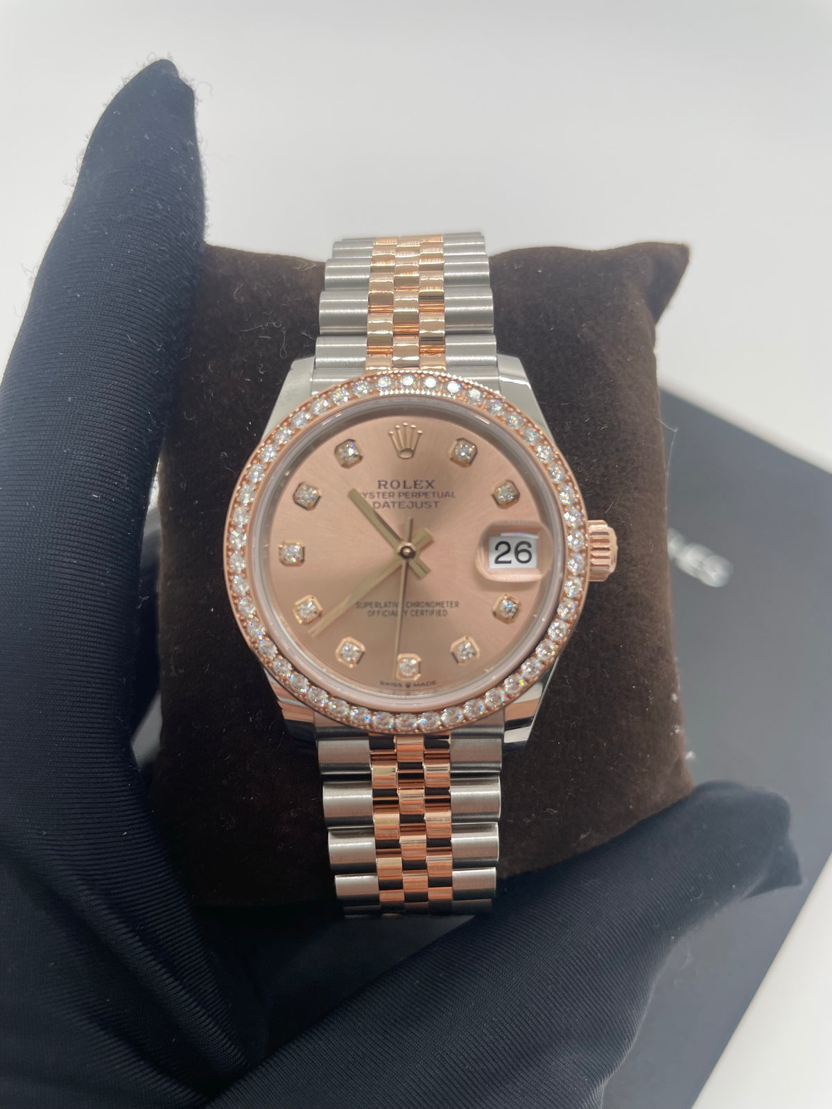 Rolex Datejust 31 278381RBR Pink Index Jubilee