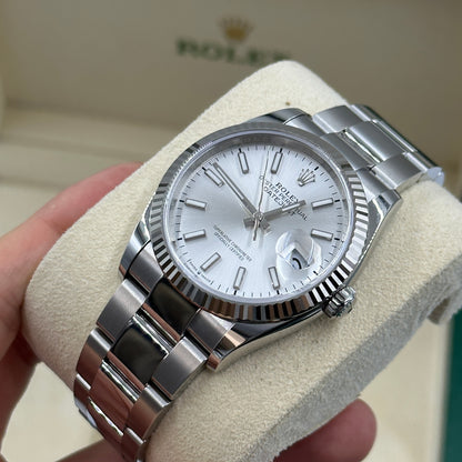 Rolex Datejust 36 126234 Silver Index Oyster 2026