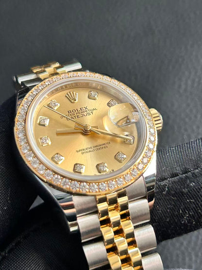 Rolex Lady-Datejust 28 m279383RBR-0011 G Champagne Jubilee 2026