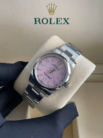 Rolex Oyster Perpetual 34 124200 Candy Pink Index 2025