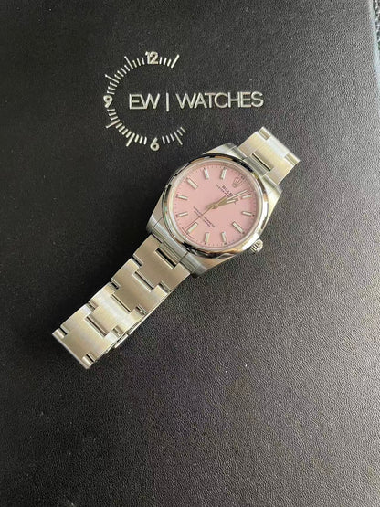 Rolex Oyster Perpetual 34 124200 Candy Pink Index 2025