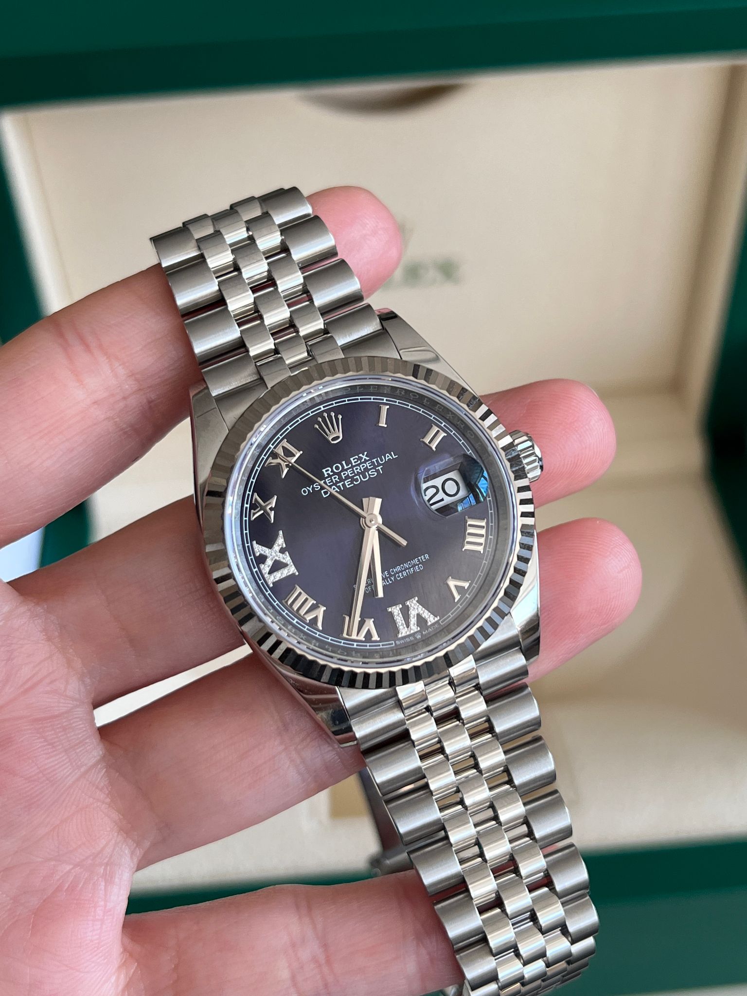 Rolex Datejust 36 126234 Purple VIIX Jubilee 2024