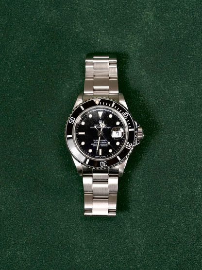 Rolex 16610 black 1996 original paper