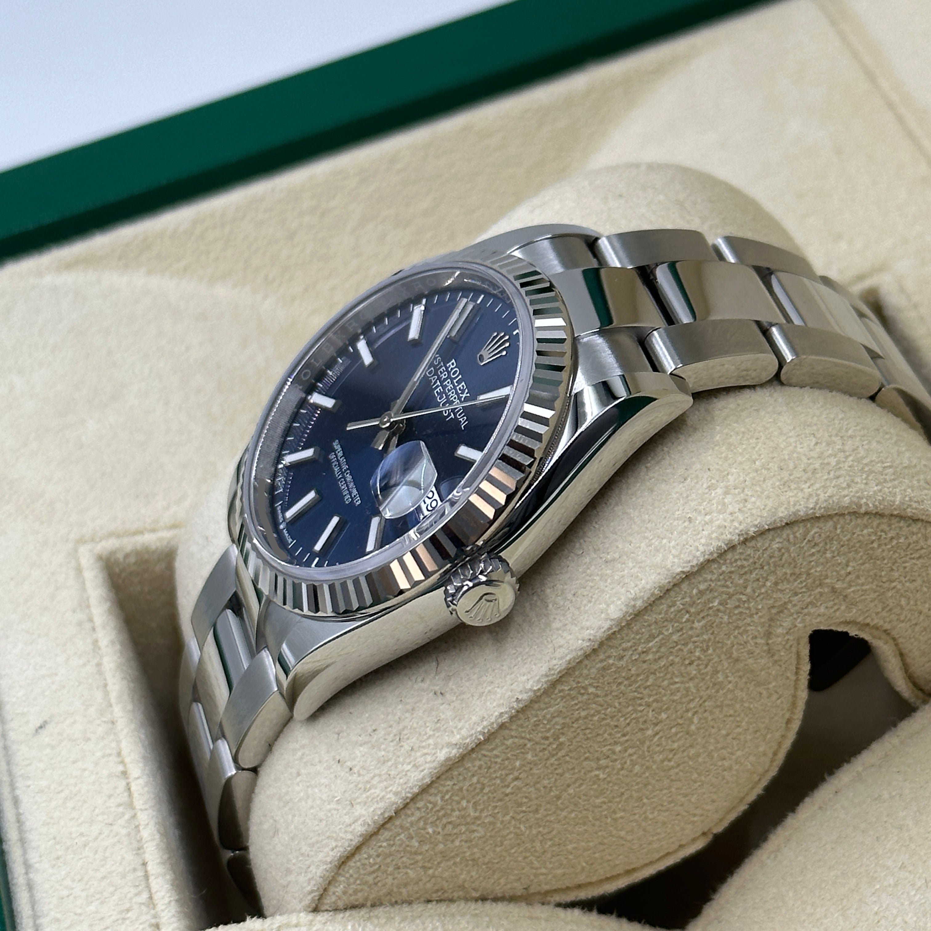 Rolex Datejust 36 126234 Blue Index Oyster 2025