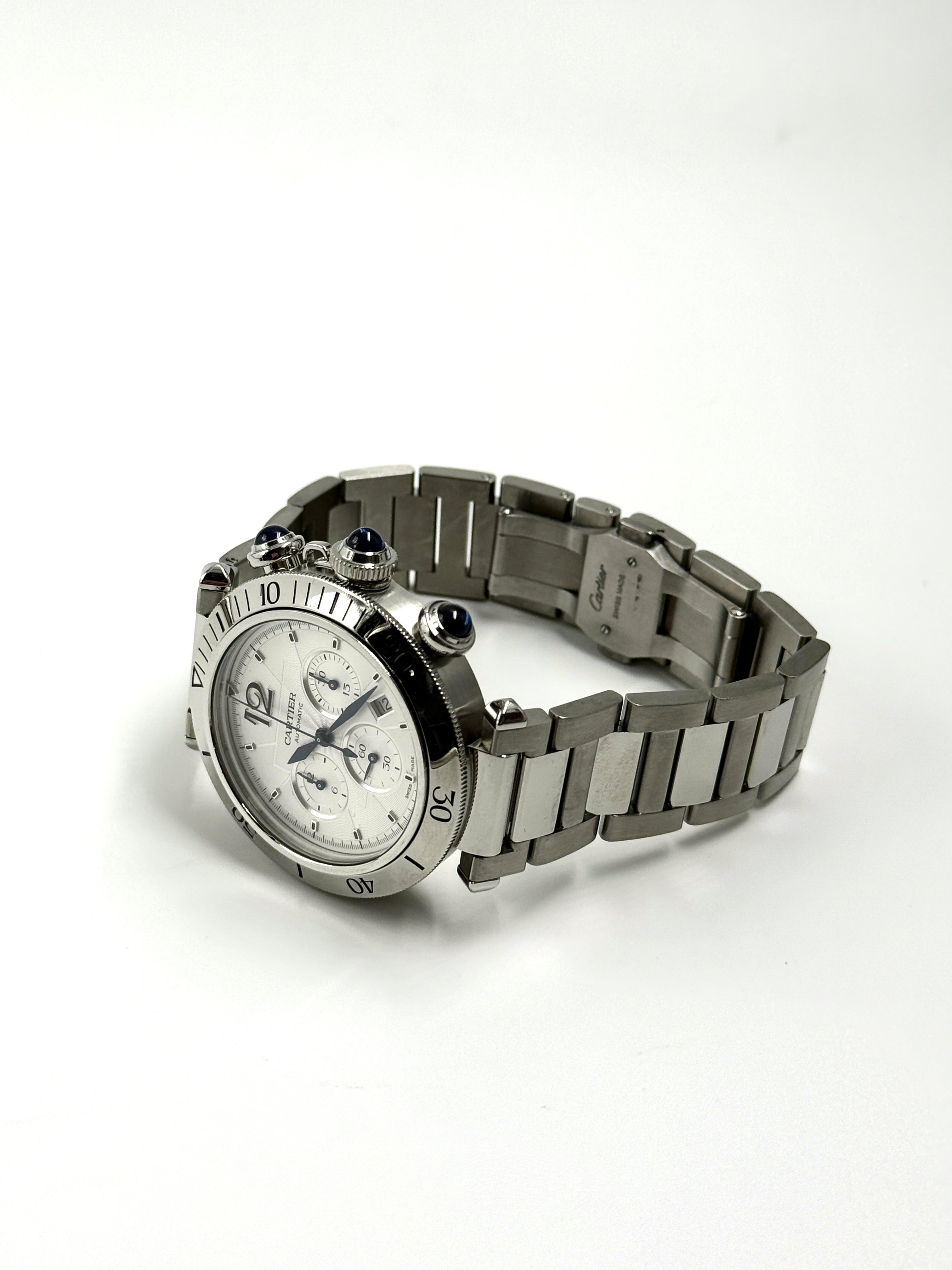 Cartier Pasha Chronograph Watch 41mm WSPA0018