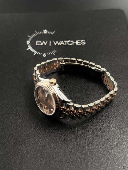ROLEX  Lady-Datejust 28MM 279171G ROSE STAR  JUB