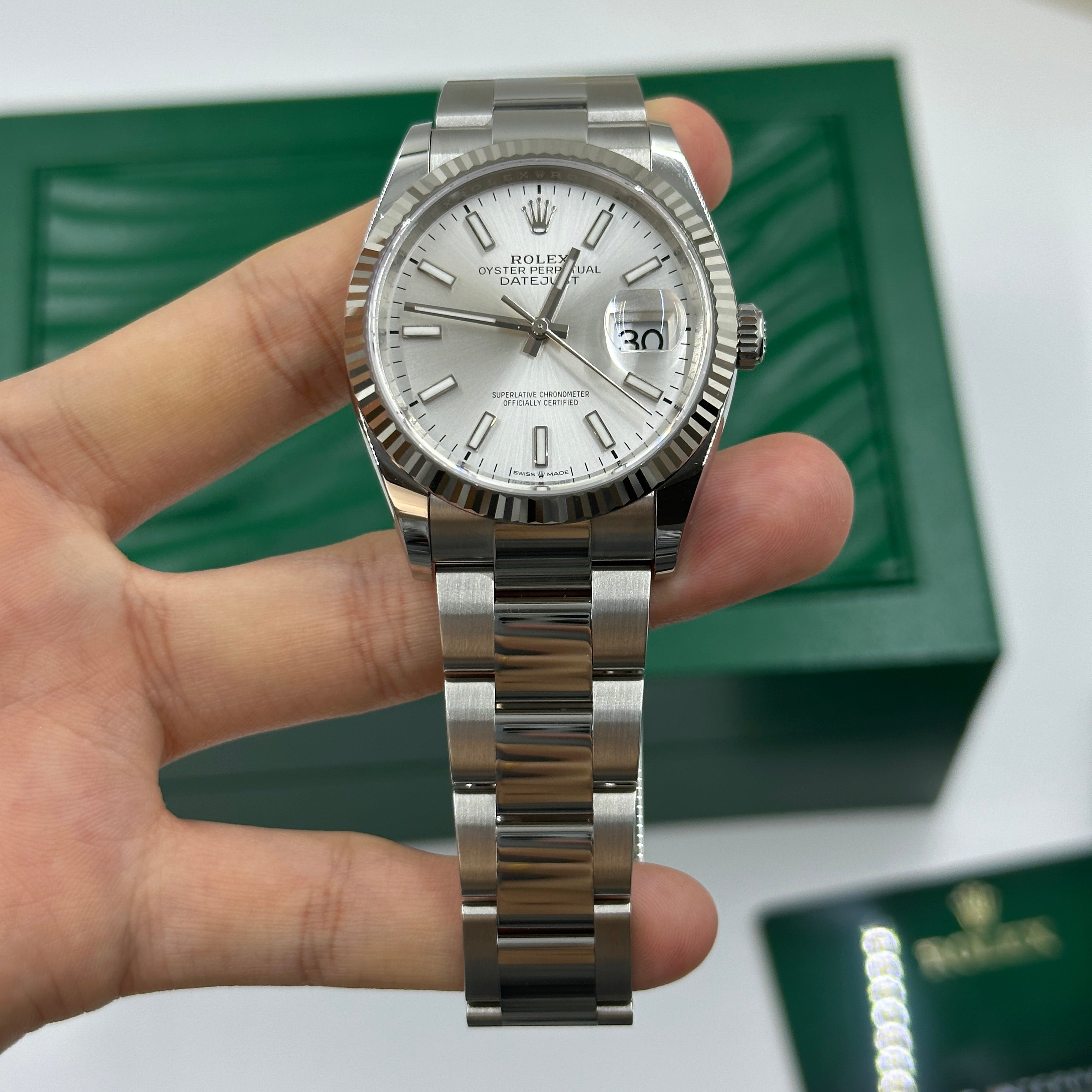 Rolex Datejust 36 126234 Silver Index Oyster 2026