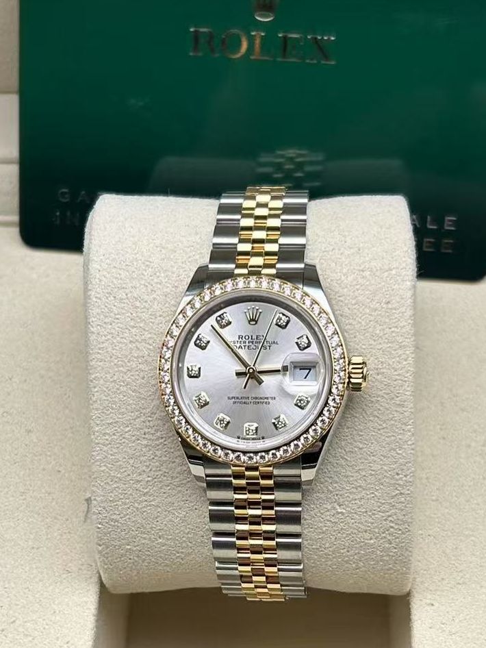 Rolex Lady-Datejust 28 m279383RBR-0007 G Silver Jub 2025