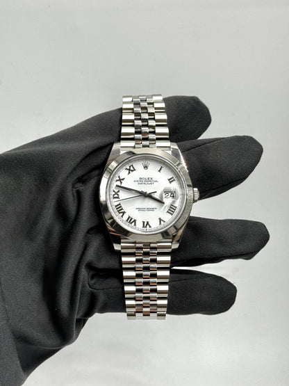 Rolex Datejust 41 126300 White Roman Jubilee 2024