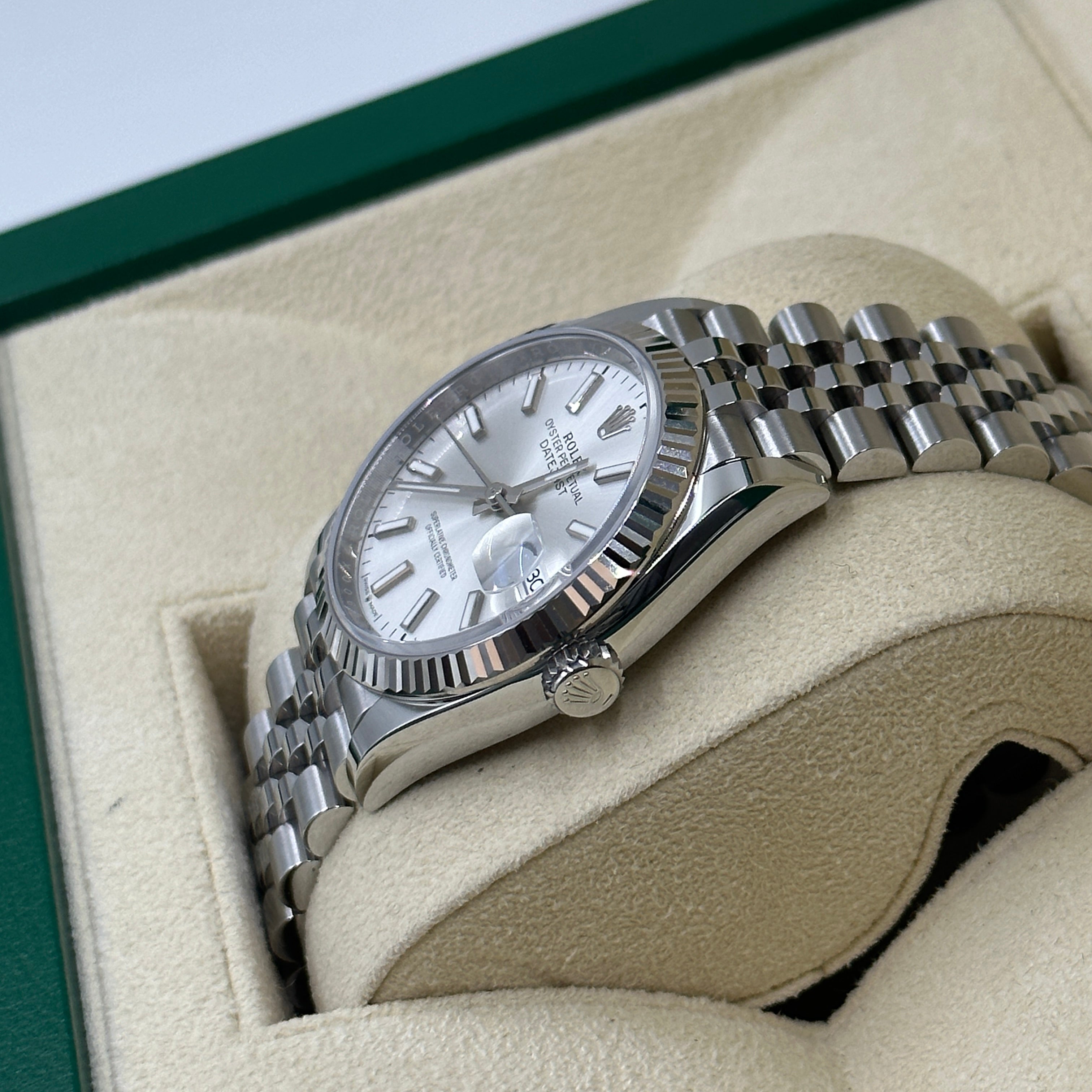 Rolex Datejust 36 126234 Silver Index Jubilee 2025