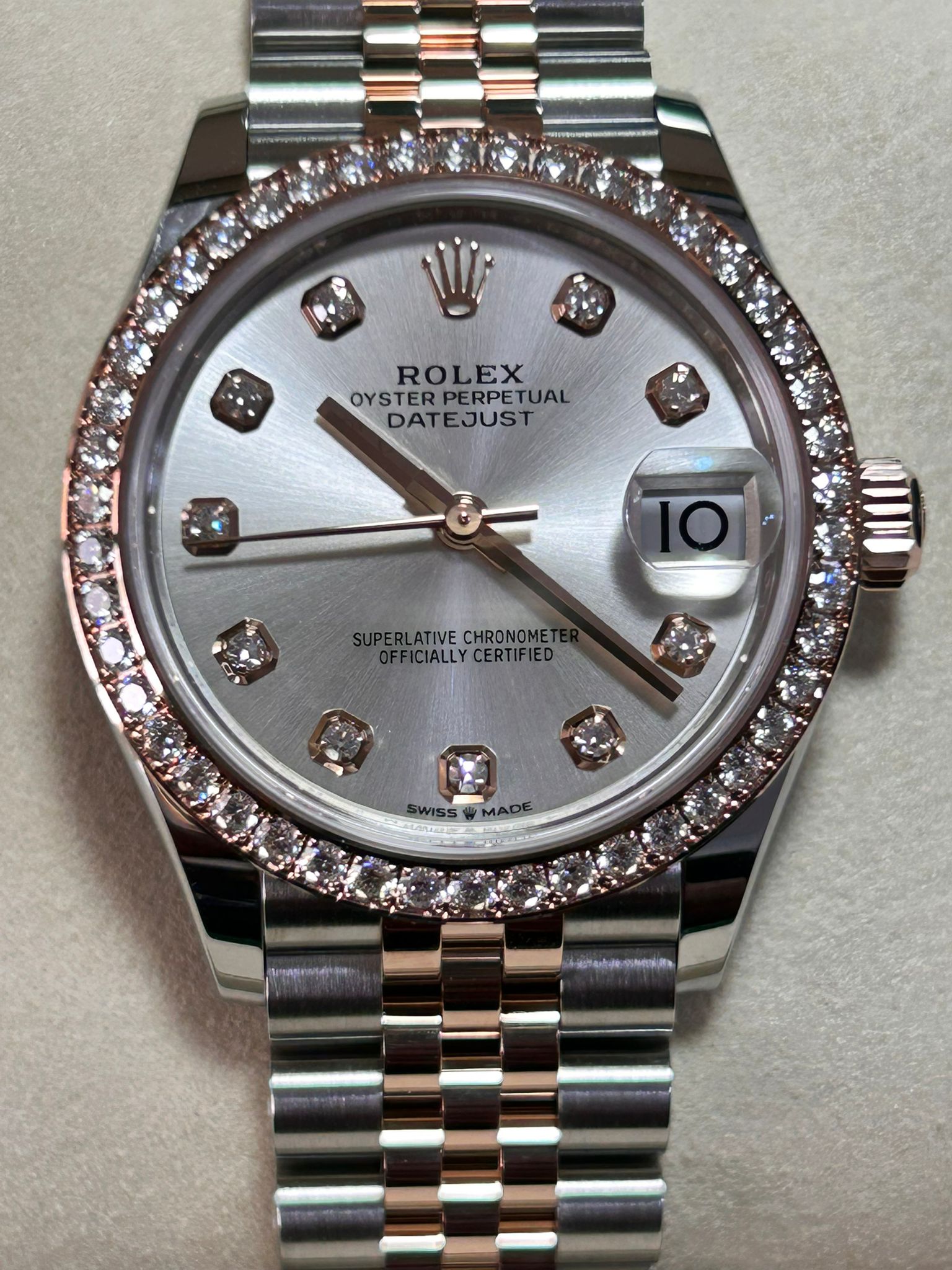 ROLEX Datejust 31278381RBR G SILVER JUB