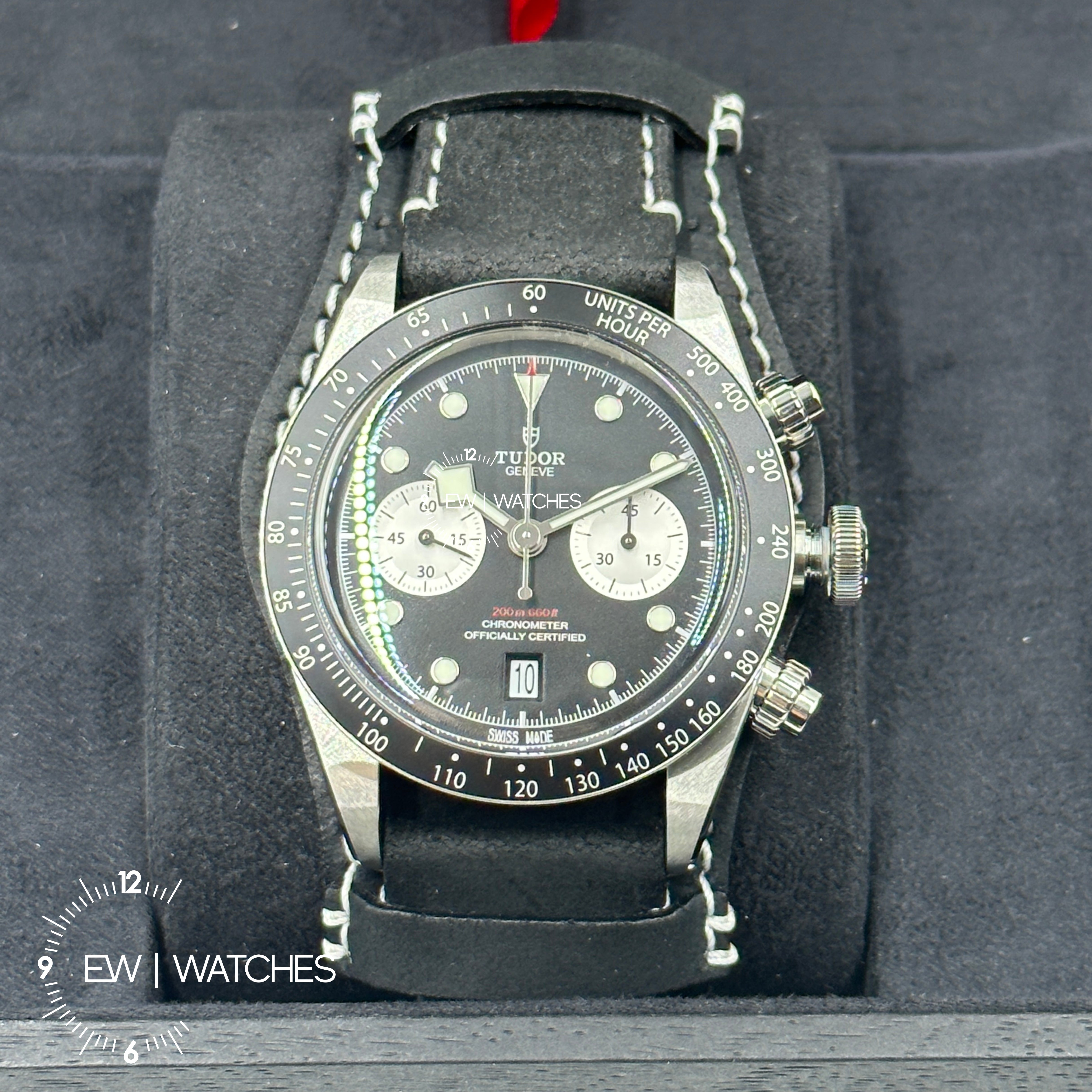 Tudor Black Bay Chrono 41mm 79360N-0005 Black Strap