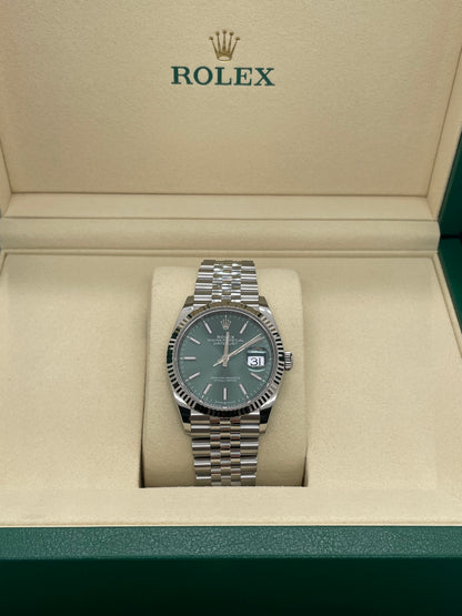 Rolex Datejust 36 126234 Green Index Jubilee 2025