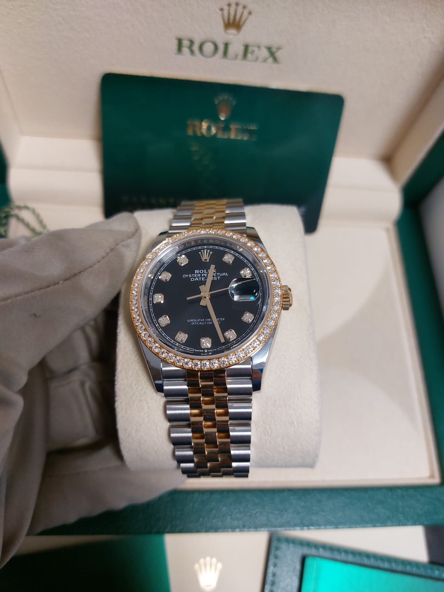 Rolex Datejust 36 126283RBR G Black Jubilee 2025