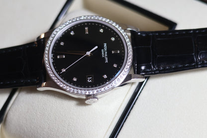 Patek Philippe Calatrava 5297G‑001 Diamond Bezel White‑Gold 38 MM 2020