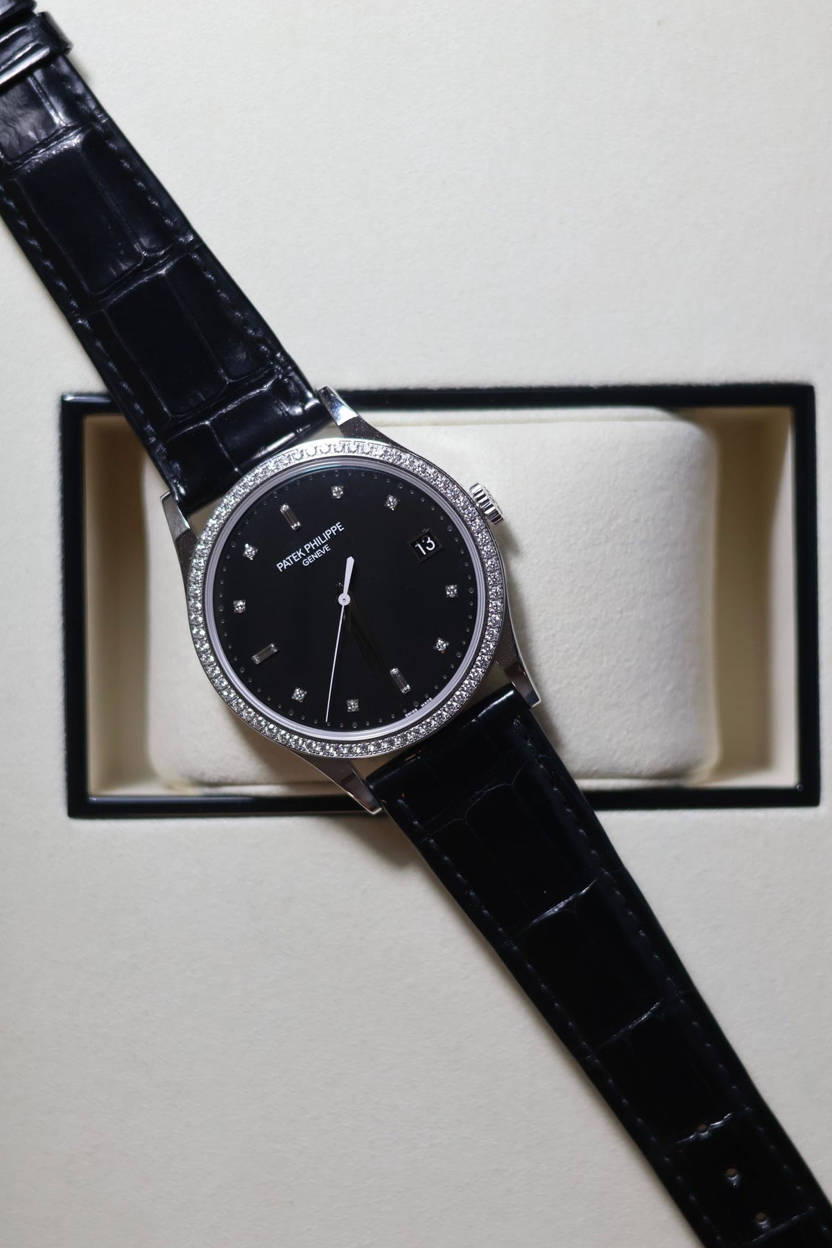 Patek Philippe Calatrava 5297G‑001 Diamond Bezel White‑Gold 38 MM 2020