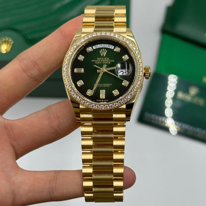 Rolex Day-Date 36 128348RBR G GREEN OMBRE  m128348rbr-0035 2025
