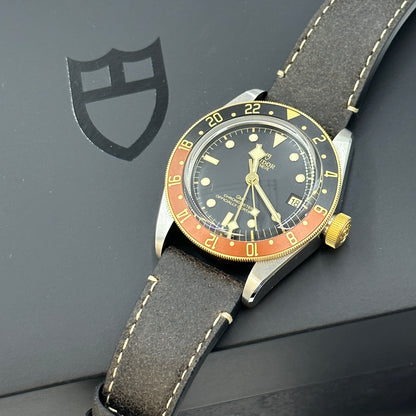 Tudor Black Bay GMT41mm 79833Mn-0003 Leather Strap 2024