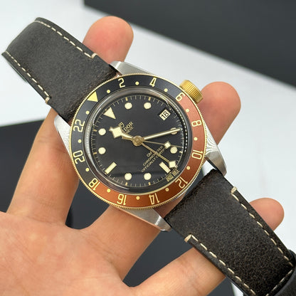 Tudor Black Bay GMT41mm 79833Mn-0003 Leather Strap 2024