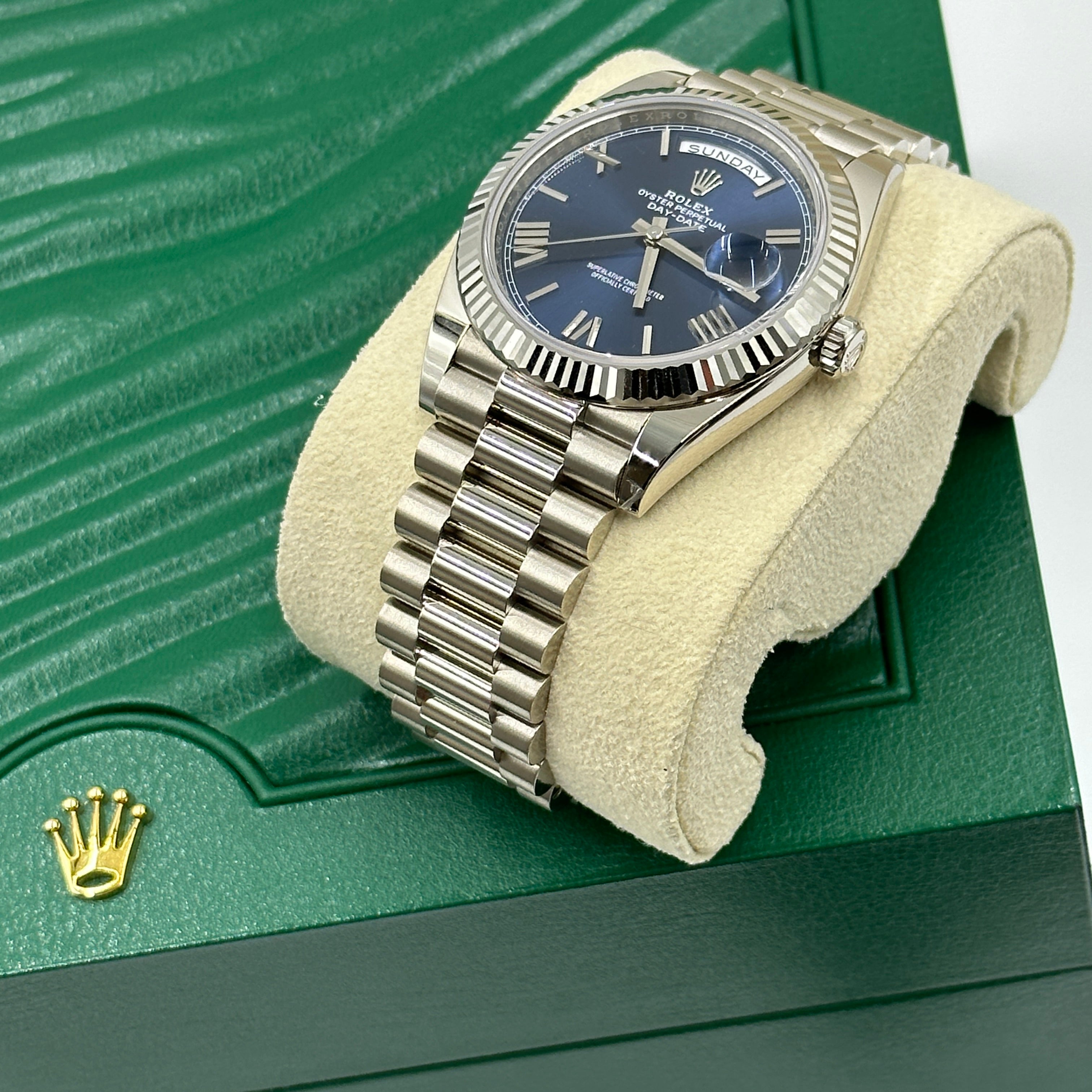 Rolex Day-Date 40 228239 Blue Ombre Roman 2025