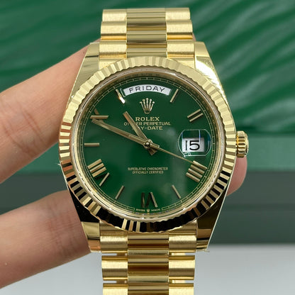 Rolex Day-Date 40 228238 GREEN ROMAN 2026