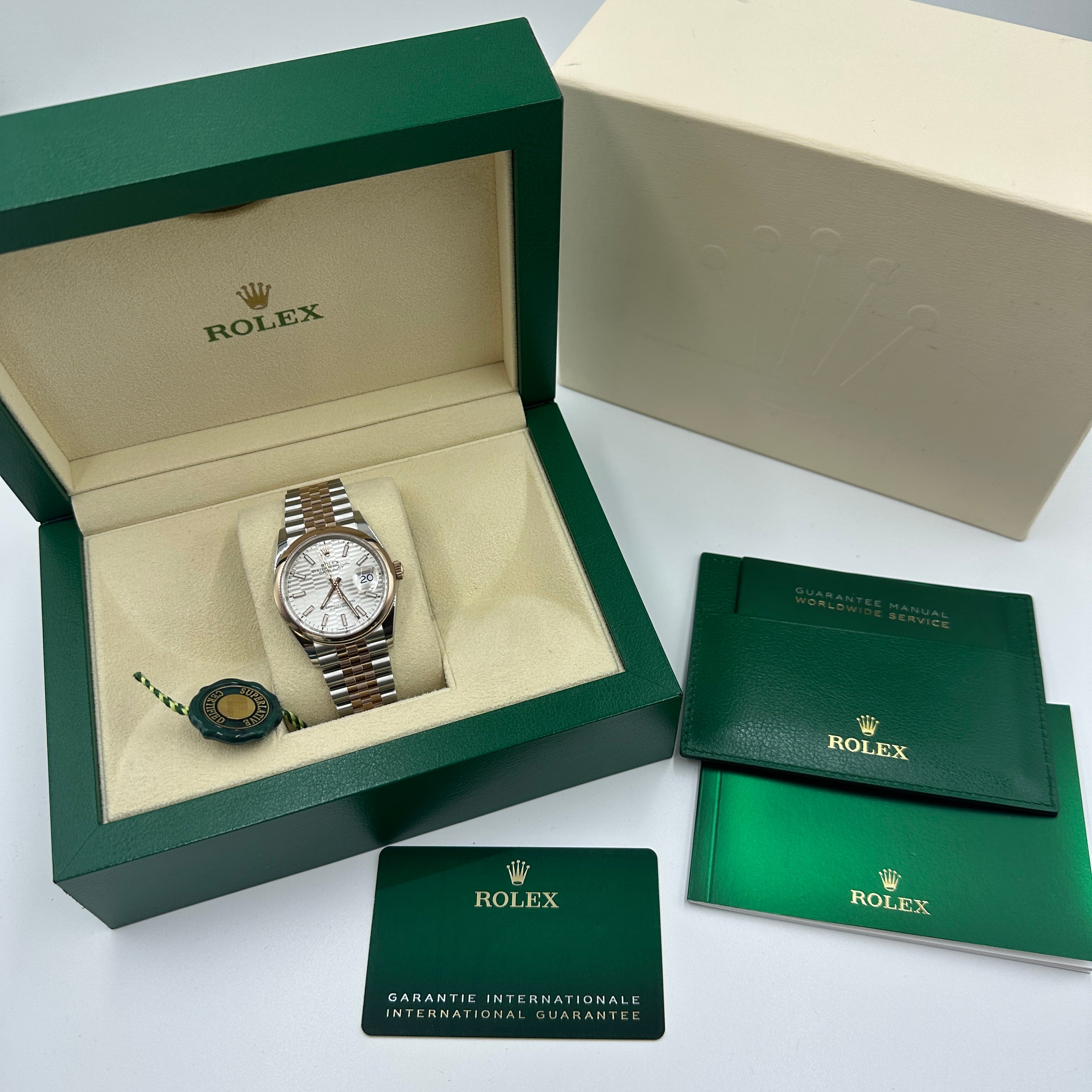 Rolex Datejust 36 126201-0033 Silver Flute Jubilee 2024