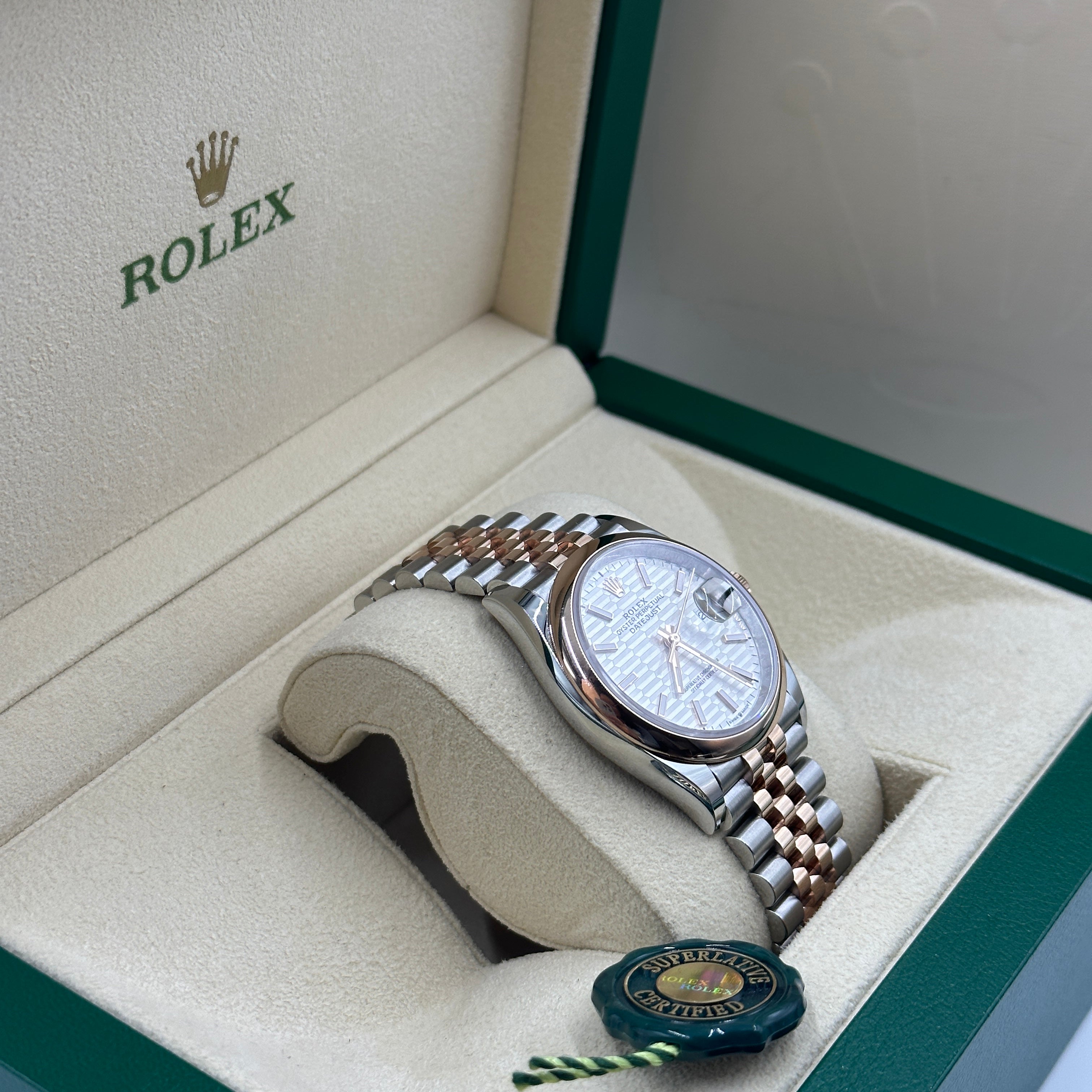 Rolex Datejust 36 126201-0033 Silver Flute Jubilee 2024