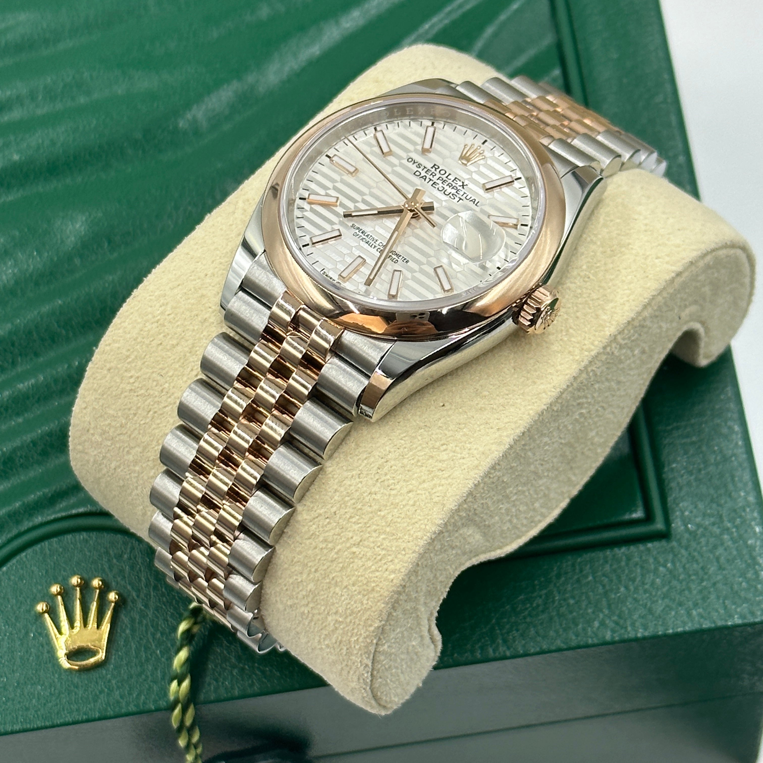 Rolex Datejust 36 126201-0033 Silver Flute Jubilee 2024
