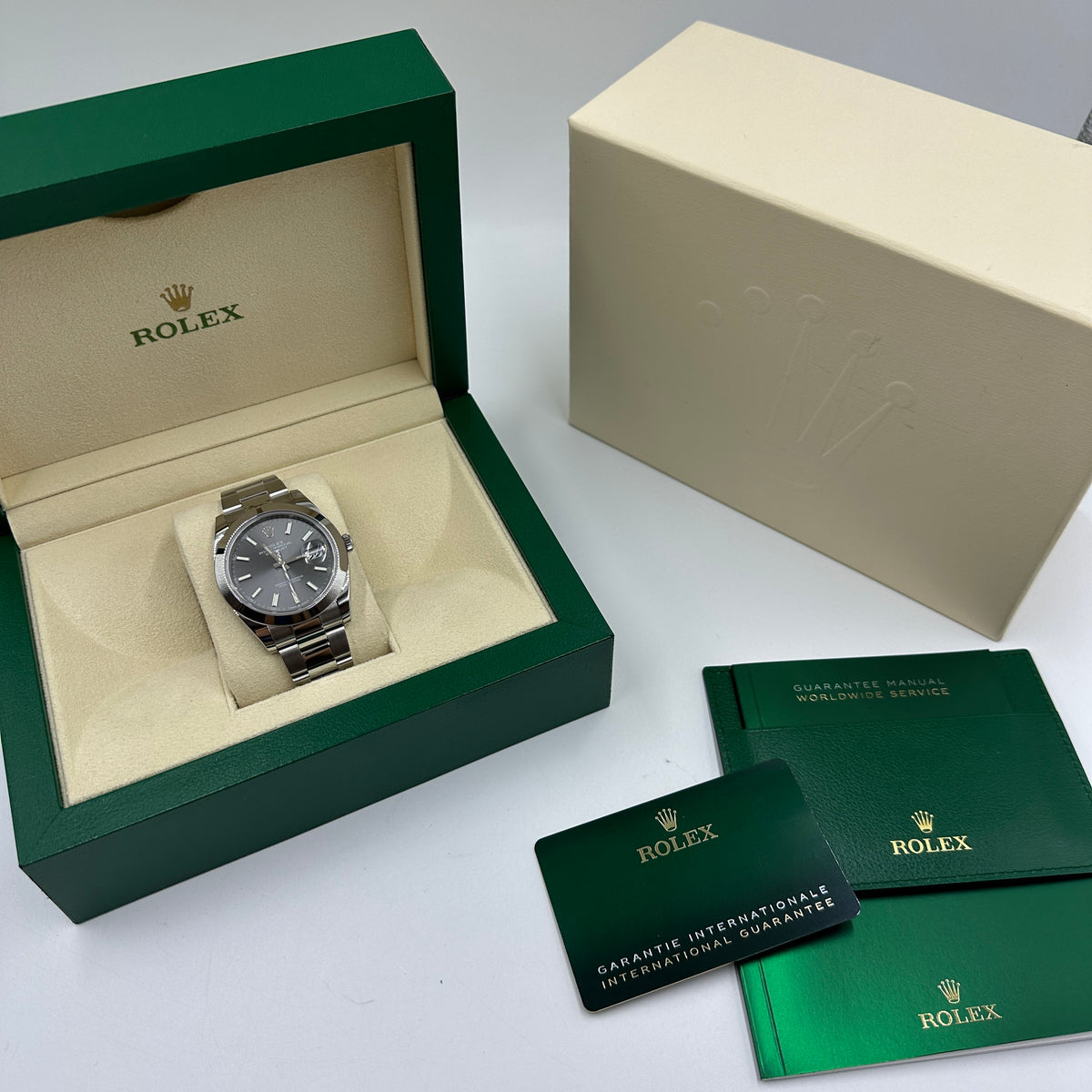 Rolex Datejust 41 126300 Grey Index Dial Oyster 2026