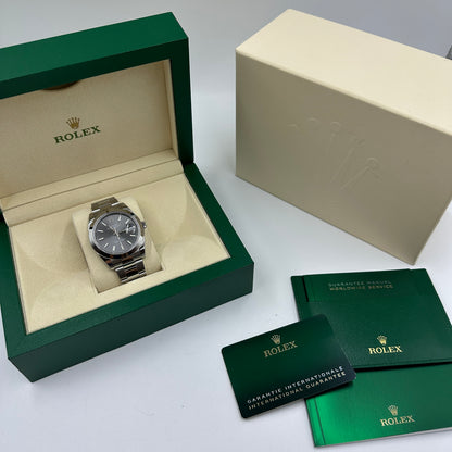 Rolex Datejust 41 126300 Grey Index Dial Oyster 2026