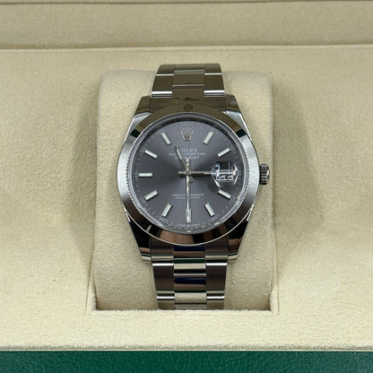 Rolex Datejust 41 126300 Grey Index Dial Oyster 2026