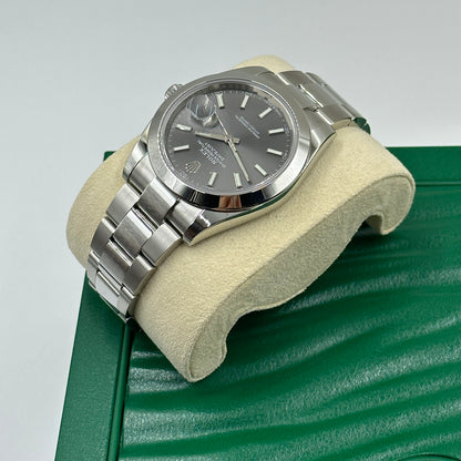 Rolex Datejust 41 126300 Grey Index Dial Oyster 2026