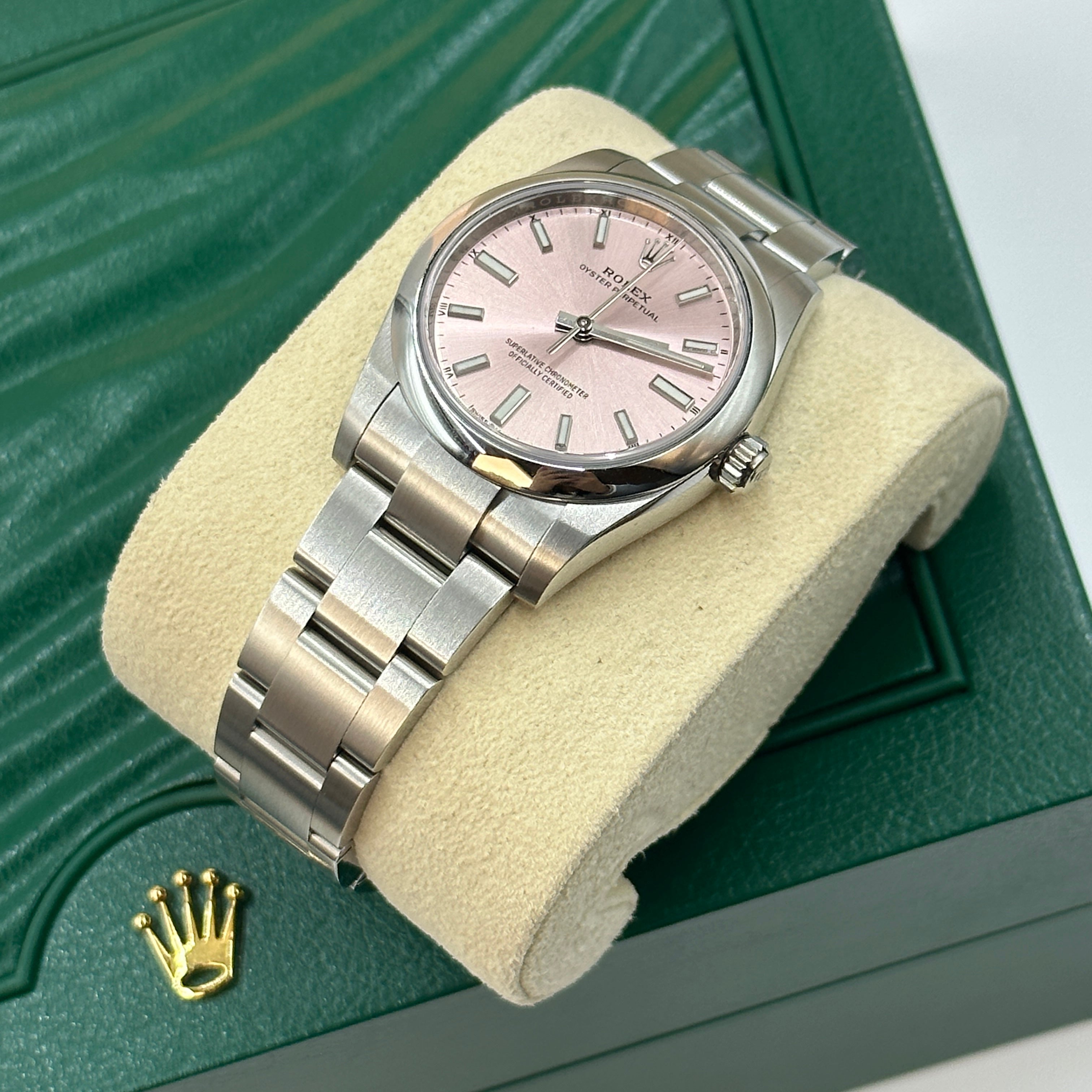 Rolex Oyster Perpetual 34 124200 Pink 2025 – EW Watches