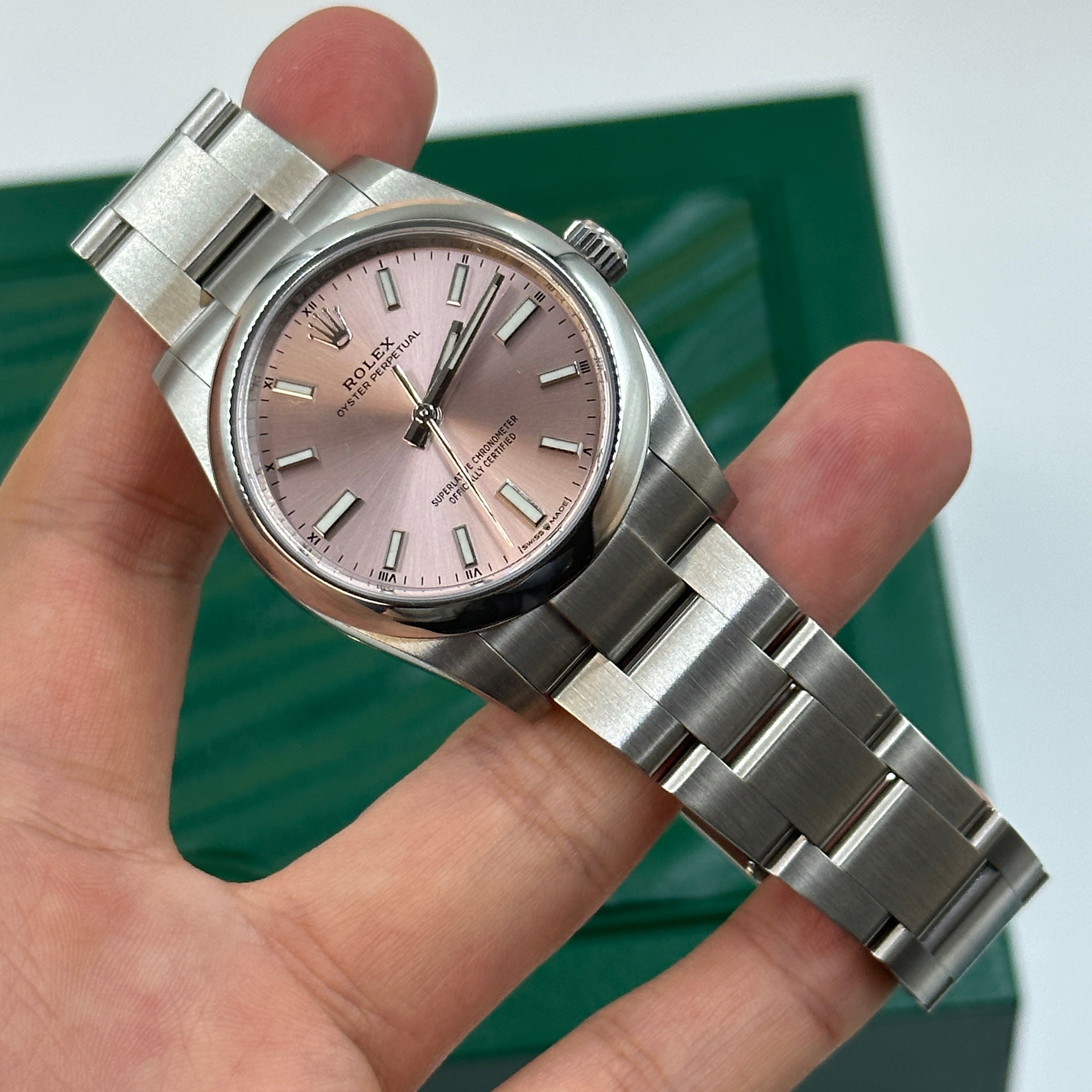Rolex Oyster Perpetual 34 124200 Pink 2025