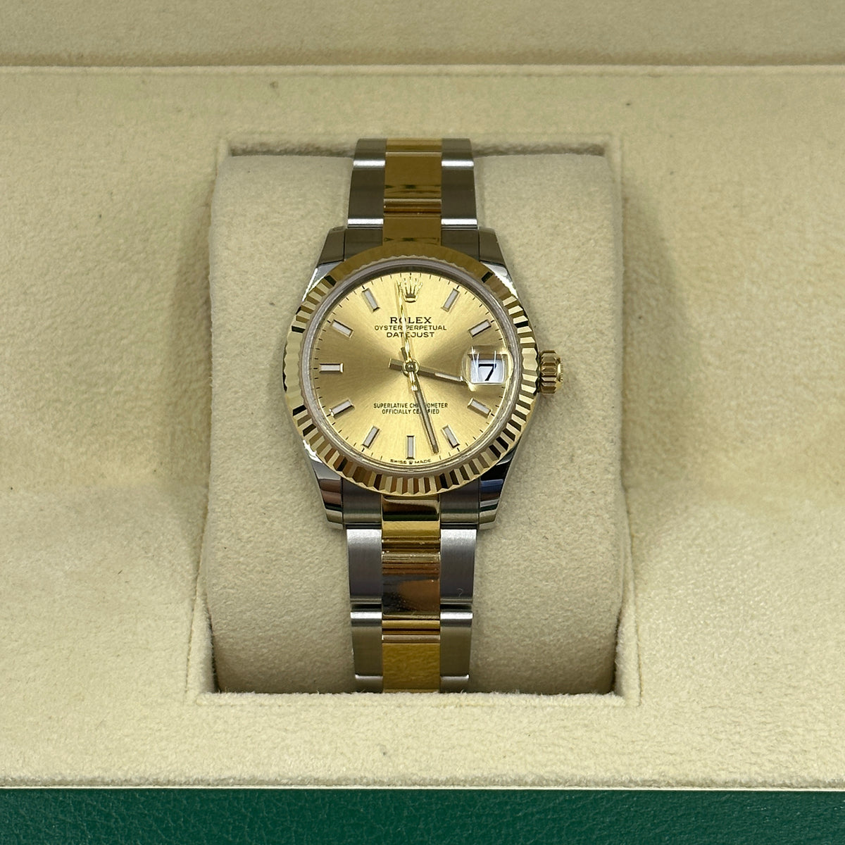 Rolex Datejust 31 278273 Champagne Index Oyster 2026
