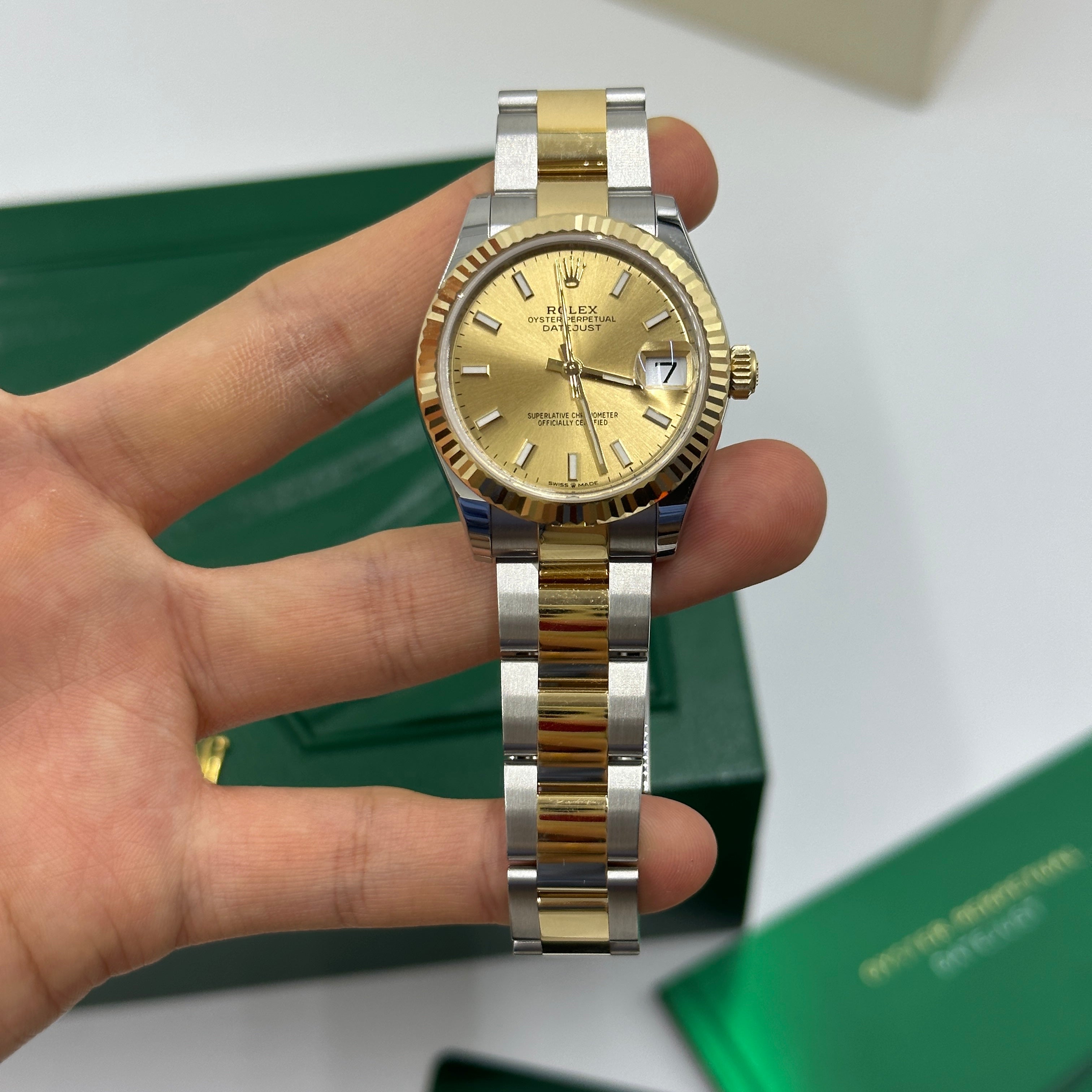 Rolex Datejust 31 278273 CHAMP INDEX OYS – EW Watches