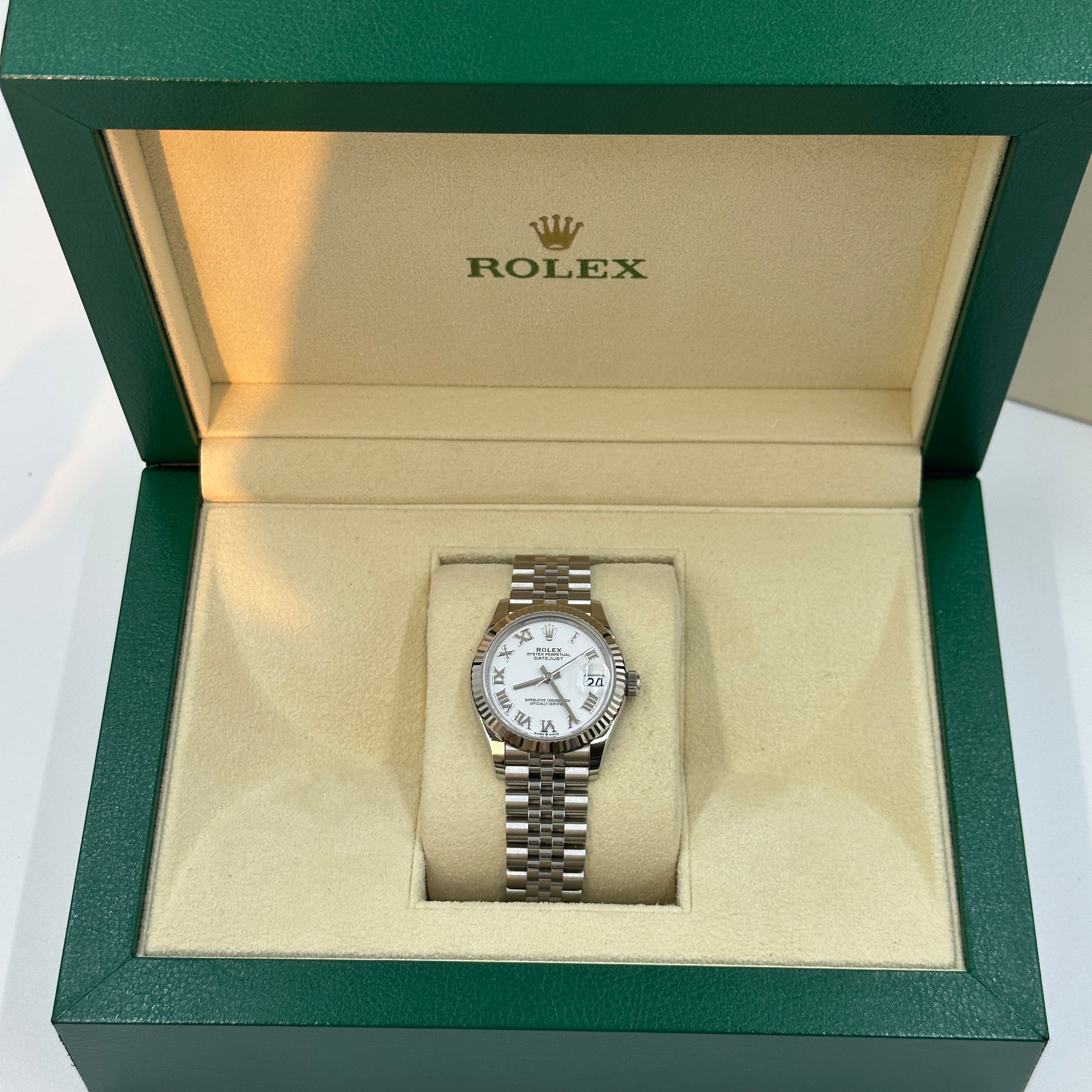 Rolex Datejust 31 278274 White Roman Jubilee 2025