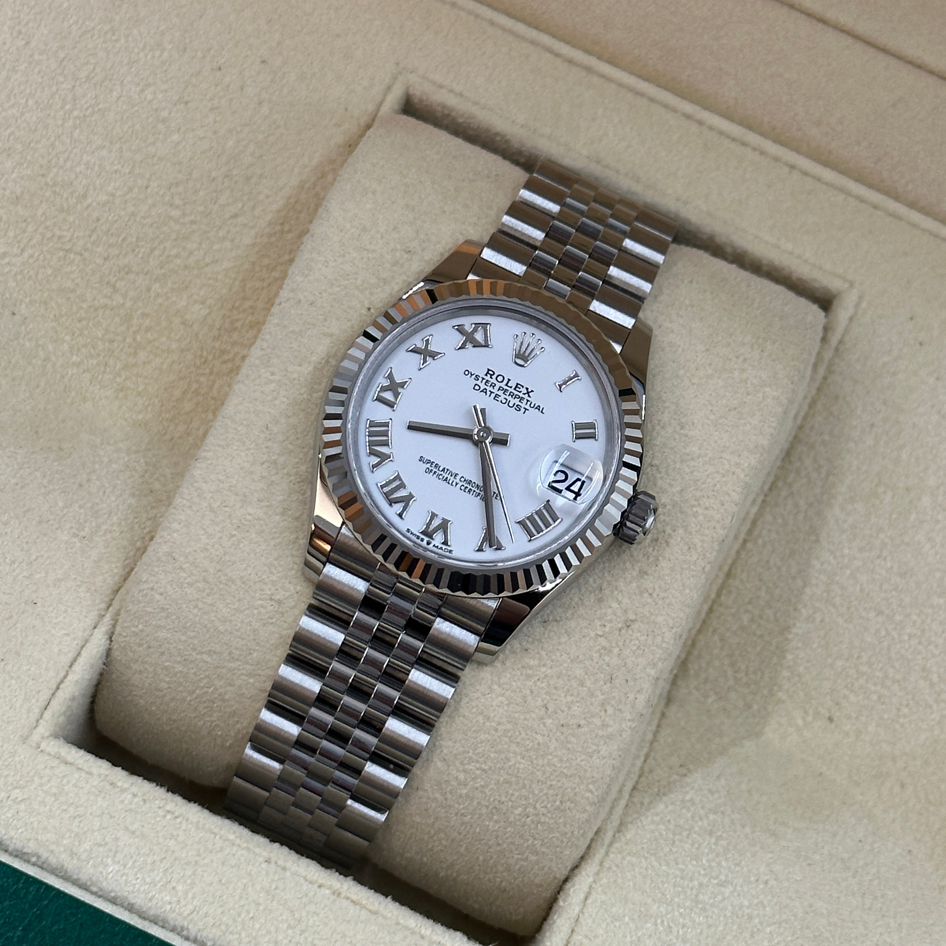 Rolex Datejust 31 278274 White Roman Jubilee 2025