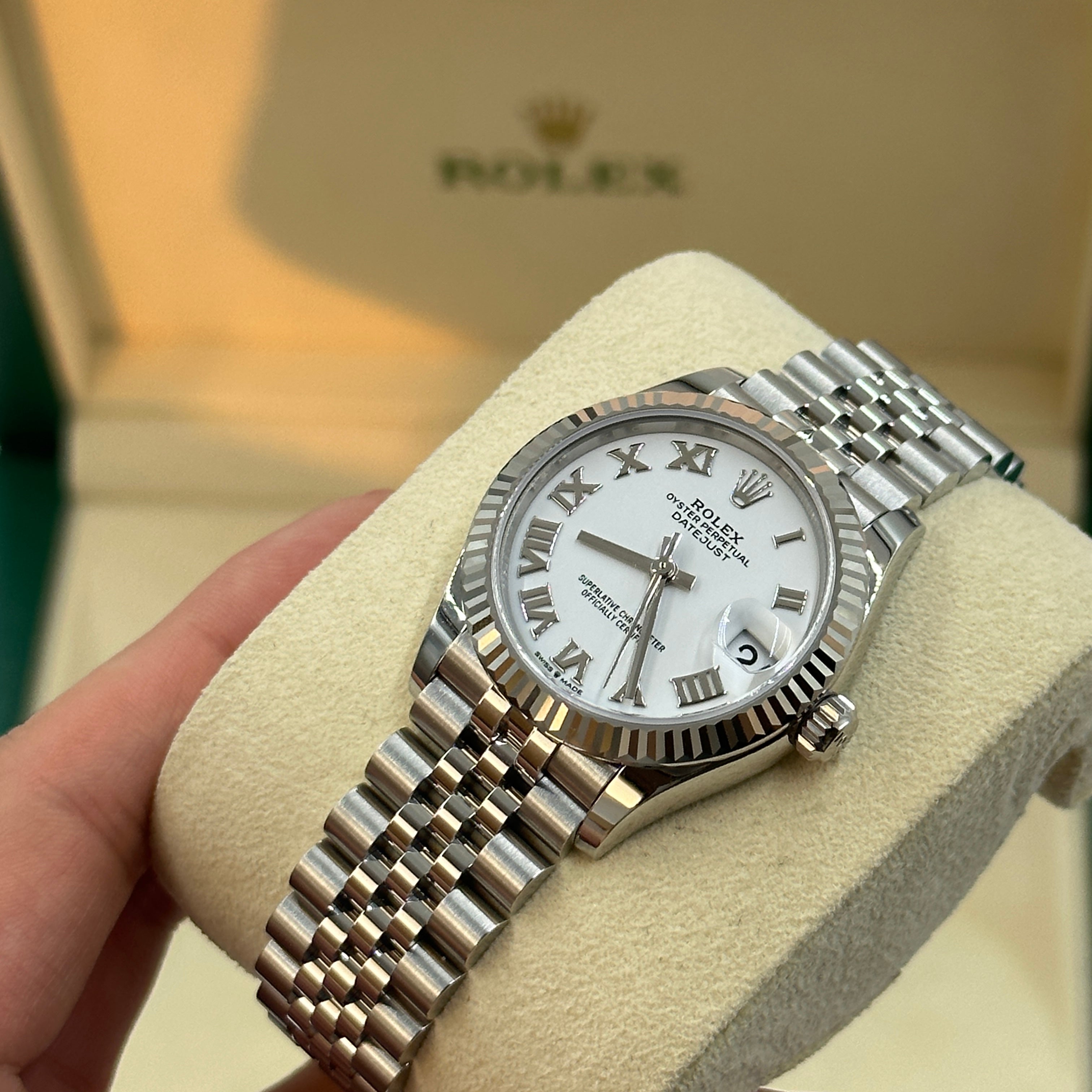 Rolex Datejust 31 278274 White Roman Jubilee 2025