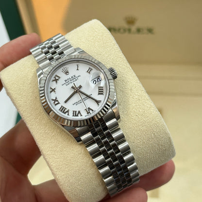 Rolex Datejust 31 278274 White Roman Jubilee 2025