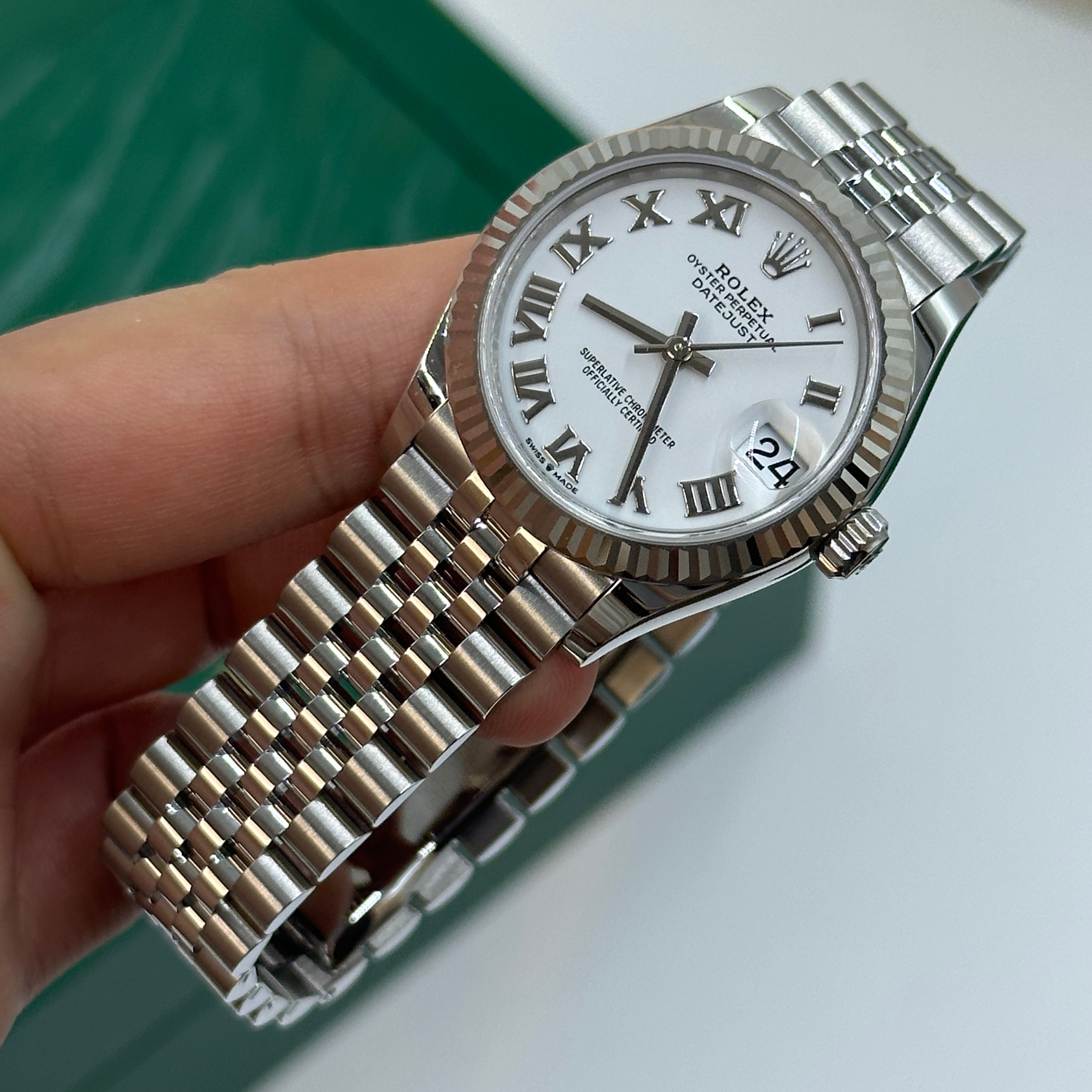 Rolex Datejust 31 278274 White Roman Jubilee 2025