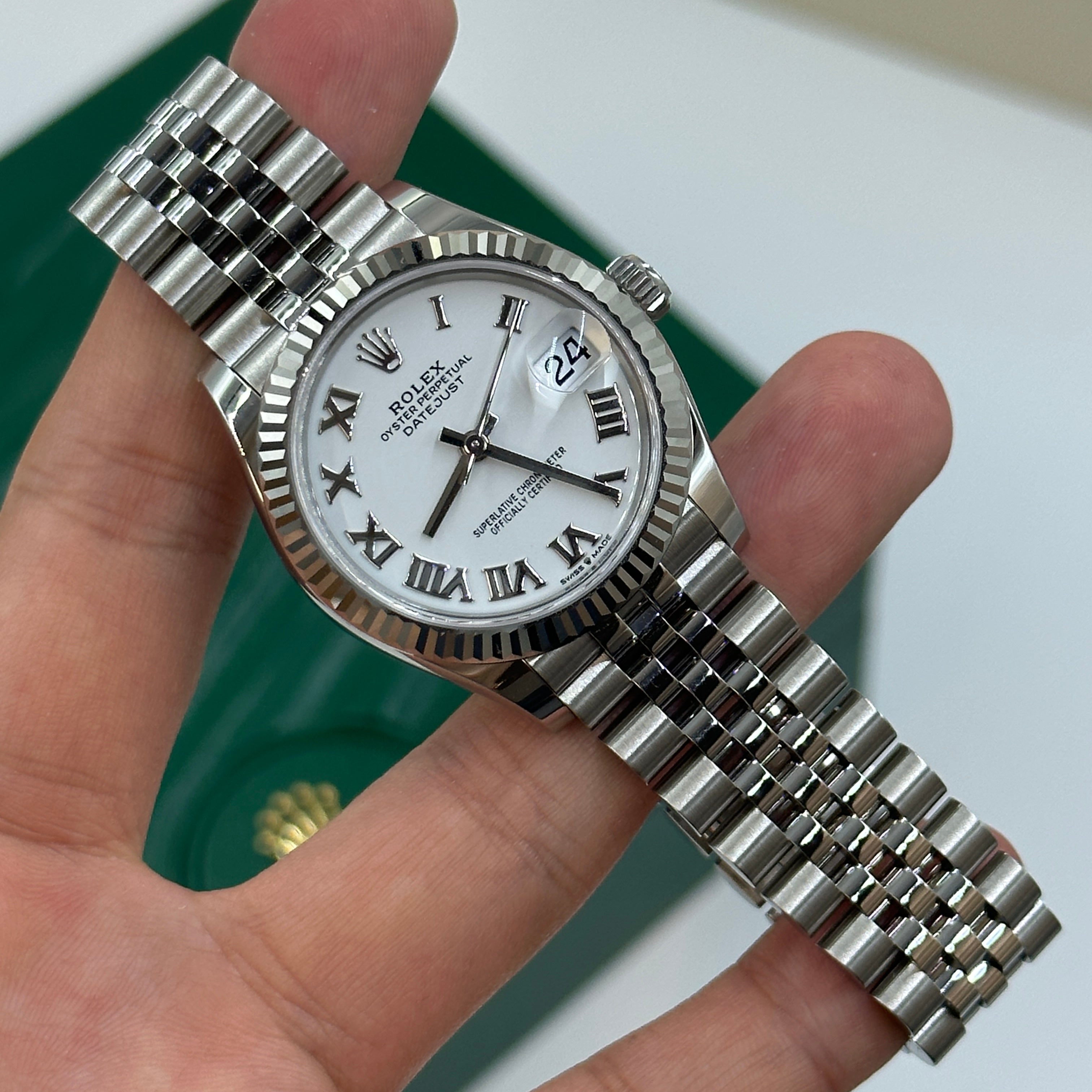 Rolex Datejust 31 278274 White Roman Jubilee 2025