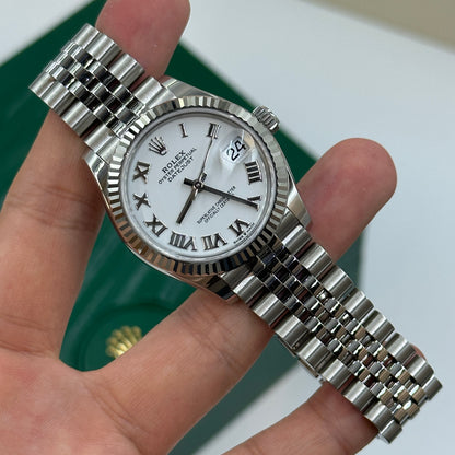 Rolex Datejust 31 278274 White Roman Jubilee 2025
