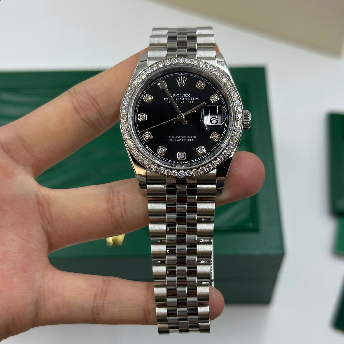 Rolex Datejust 36 126284RBR G Black Jubilee 2026