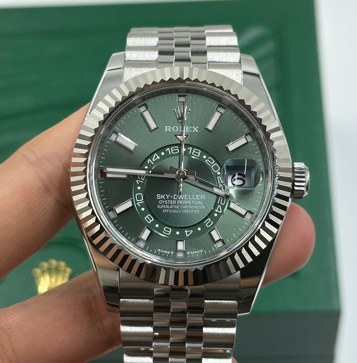 Rolex Sky-Dweller 336934 Green Jubilee 2025