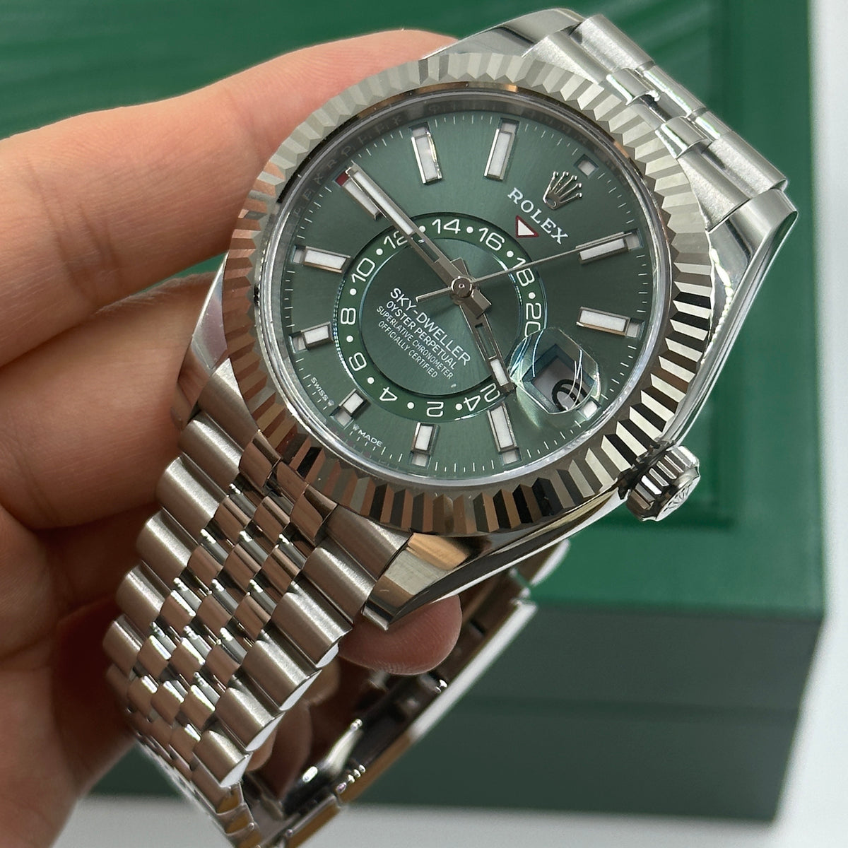 Rolex Sky-Dweller 336934 Green Jubilee 2025