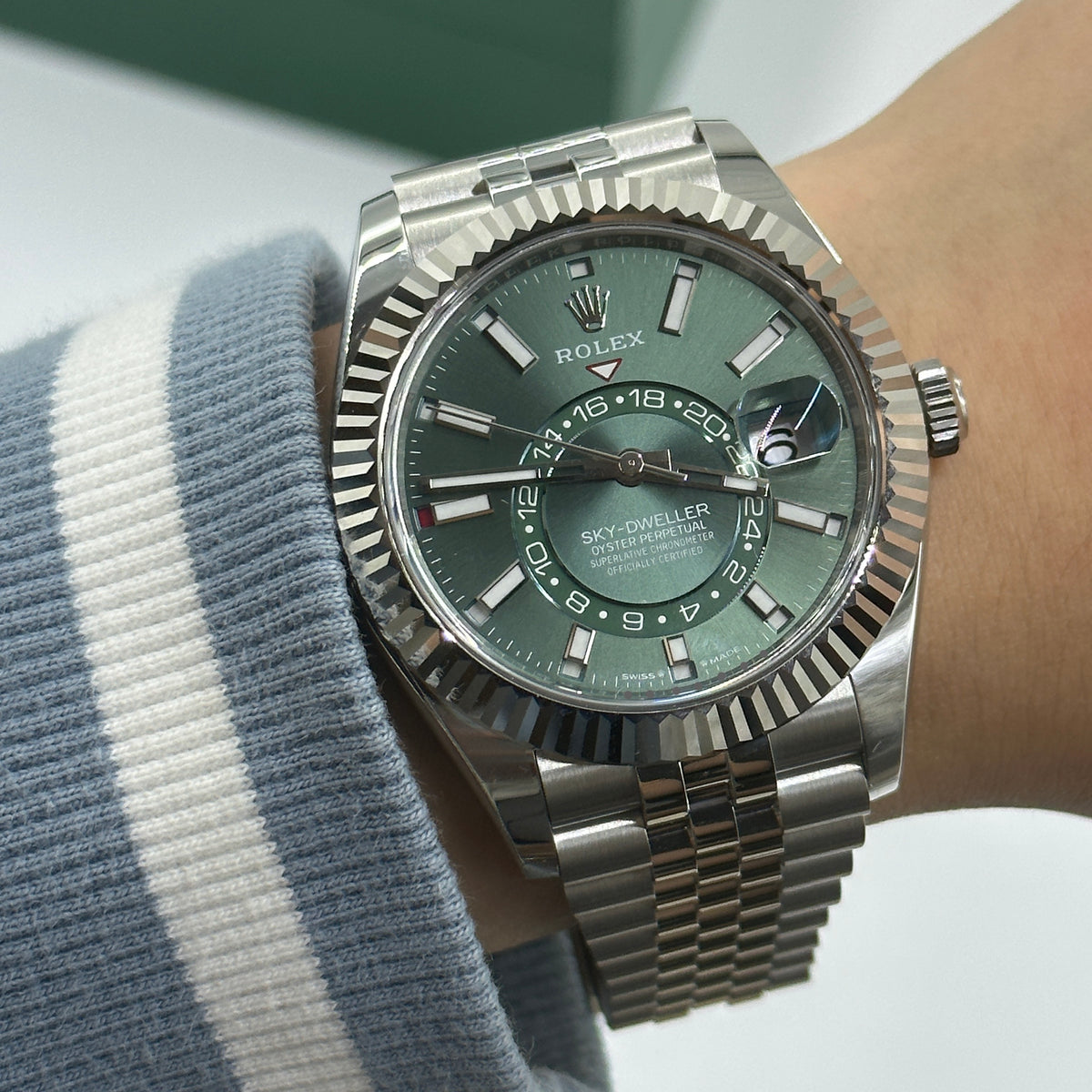 Rolex Sky-Dweller 336934 Green Jubilee 2025