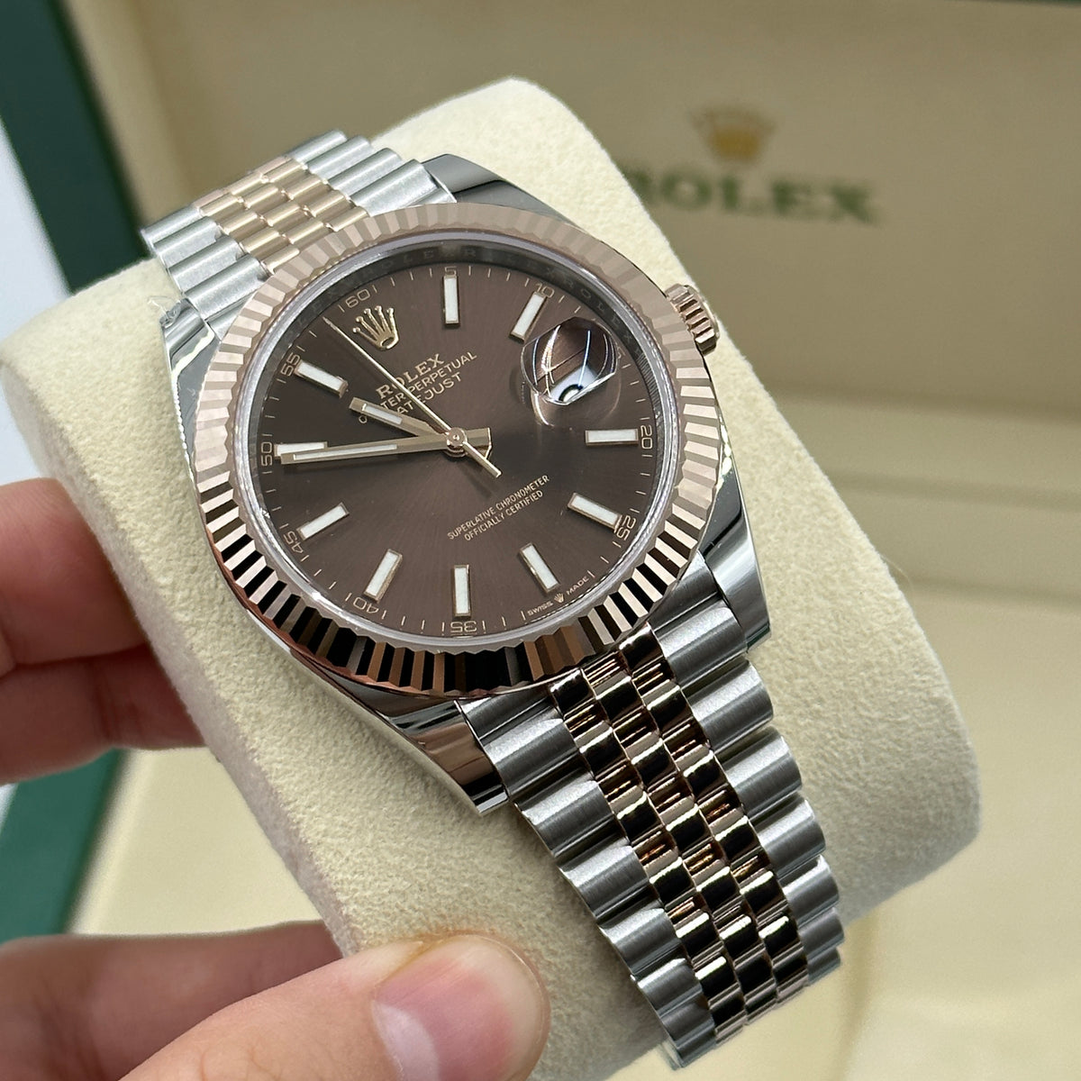 Rolex Datejust 41 126331 Chocolate Index Jubilee 2026